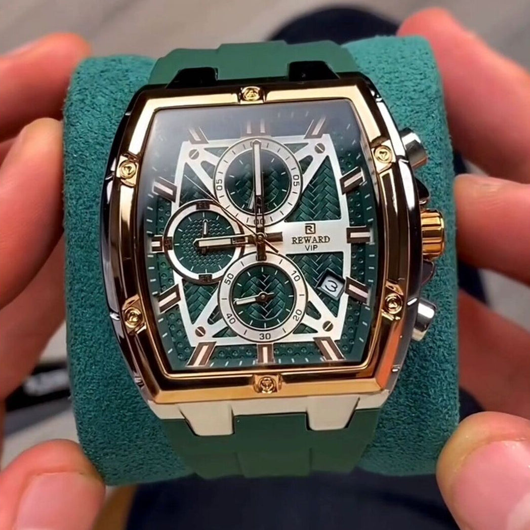 RELOJ REWARD VIP CRONÓGRAFO EN COLOR VERDE OSCURO / ORIGINAL